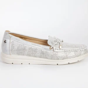 Calzaro Mocasines | Mocasín Naútico Flexible 23425 Oro Platino