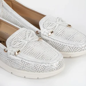 Calzaro Mocasines | Mocasín Naútico Flexible 23425 Oro Platino