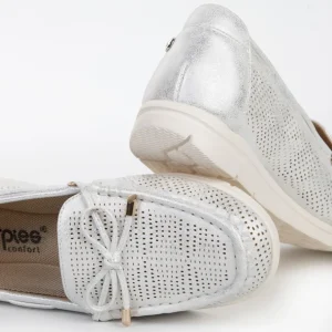 Calzaro Mocasines | Mocasín Naútico Flexible 23425 Oro Platino