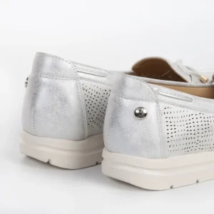 Calzaro Mocasines | Mocasín Naútico Flexible 23425 Oro Platino