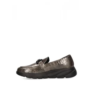 Calzaro Confort | Mocasín Suela Plana Mujer Armony Lublin 02 61103 Plomo