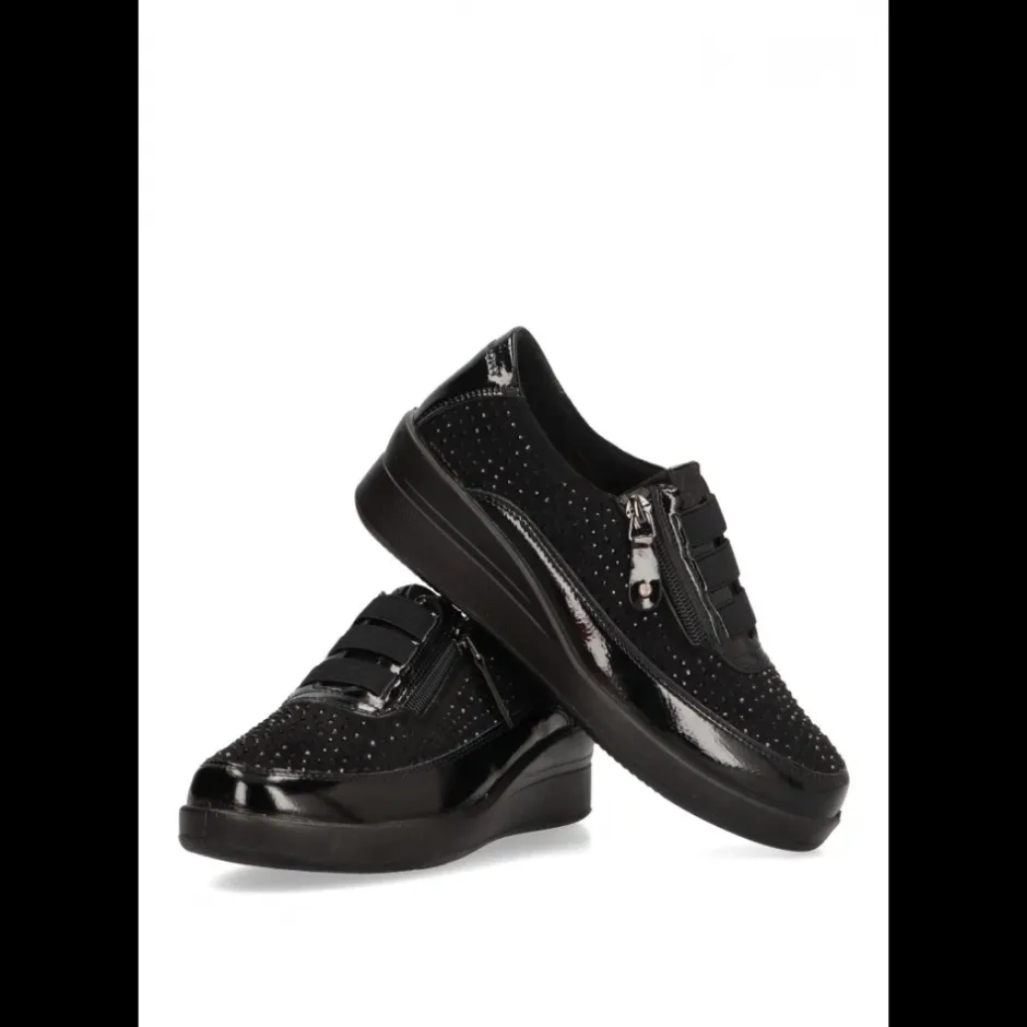 mocasnbrillos_elsticos_mu_2.webp Calzaro Confort | MocasínBrillos Elásticos Mujer Armony 60008 Negro