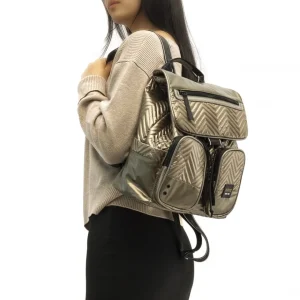 Calzaro Bolsos | Mochila 54963 Mujer Vanged Taupe