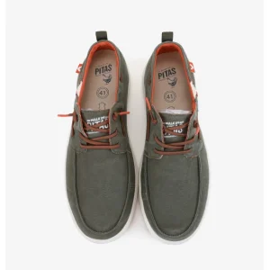 Calzaro Deportivas Casual | Naútico Tela Casual Maui Kaki.