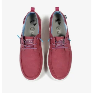 Calzaro Deportivas Casual | Naútico Tela Casual Maui Rojo Jeans