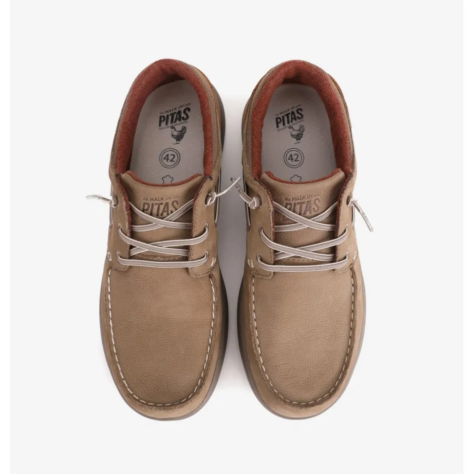 nautico_java_beige_3.webp Calzaro Zapatos Con Cordones | Deportivas Casual | Nautico Java Beige