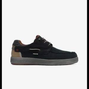 Calzaro Zapatos Con Cordones | Deportivas Casual | Náutico Omi Azul Marino.