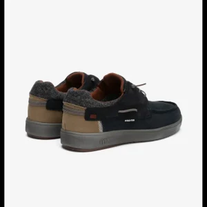 Calzaro Zapatos Con Cordones | Deportivas Casual | Náutico Omi Azul Marino.