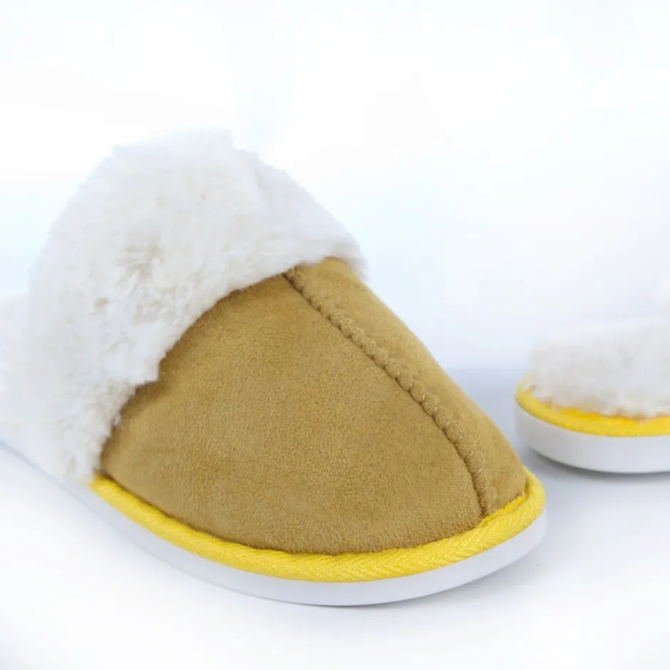 pantufla_casa_pelo__amari_1.webp Calzaro Pantuflas | Pantufla Casa Pelo 912 Amarillo Mostaza