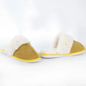 Calzaro Pantuflas | Pantufla Casa Pelo 912 Amarillo Mostaza
