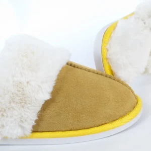 Calzaro Pantuflas | Pantufla Casa Pelo 912 Amarillo Mostaza