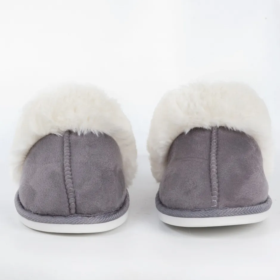 pantufla_casa_pelo__gris_2.webp Calzaro Pantuflas | Pantufla Casa Pelo 912 Gris
