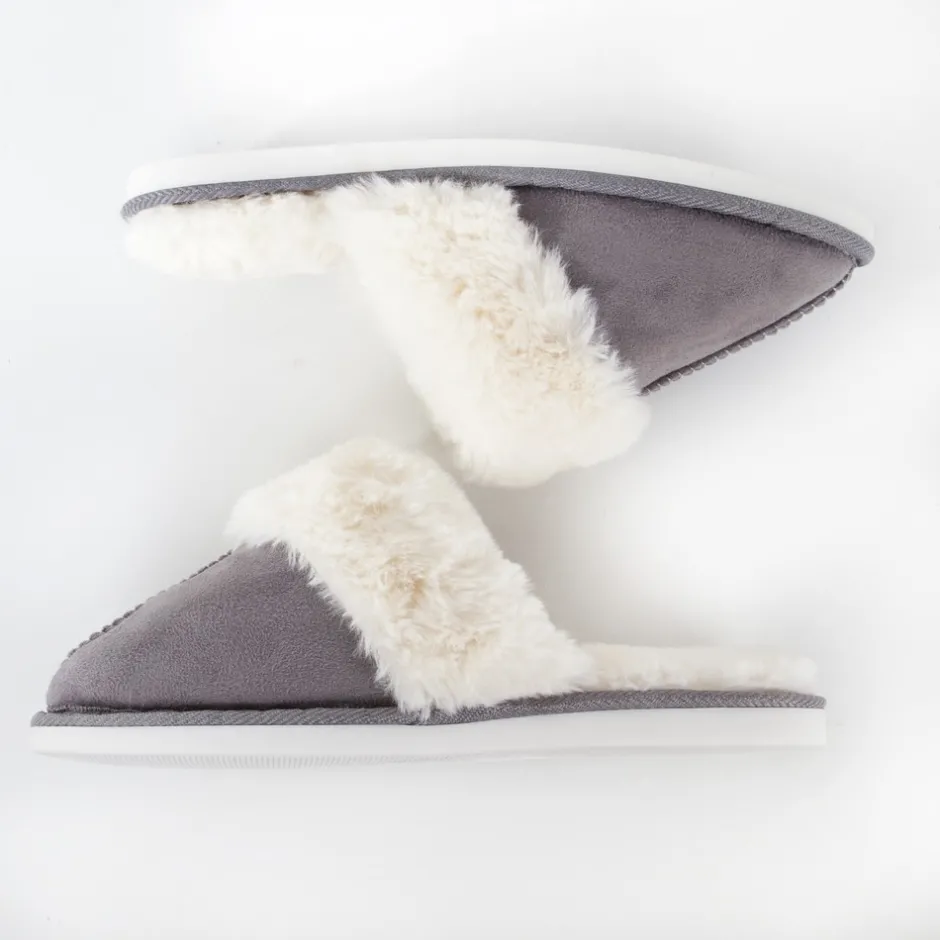 pantufla_casa_pelo__gris_5.webp Calzaro Pantuflas | Pantufla Casa Pelo 912 Gris