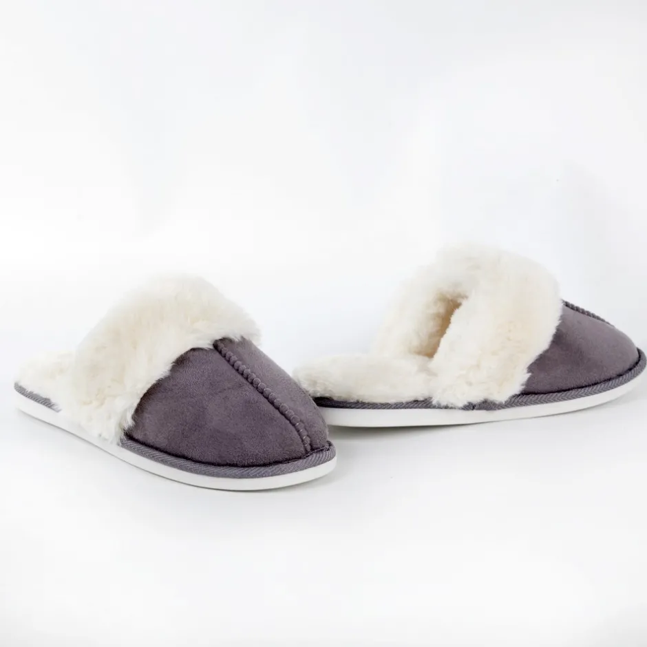 pantufla_casa_pelo__gris_7.webp Calzaro Pantuflas | Pantufla Casa Pelo 912 Gris