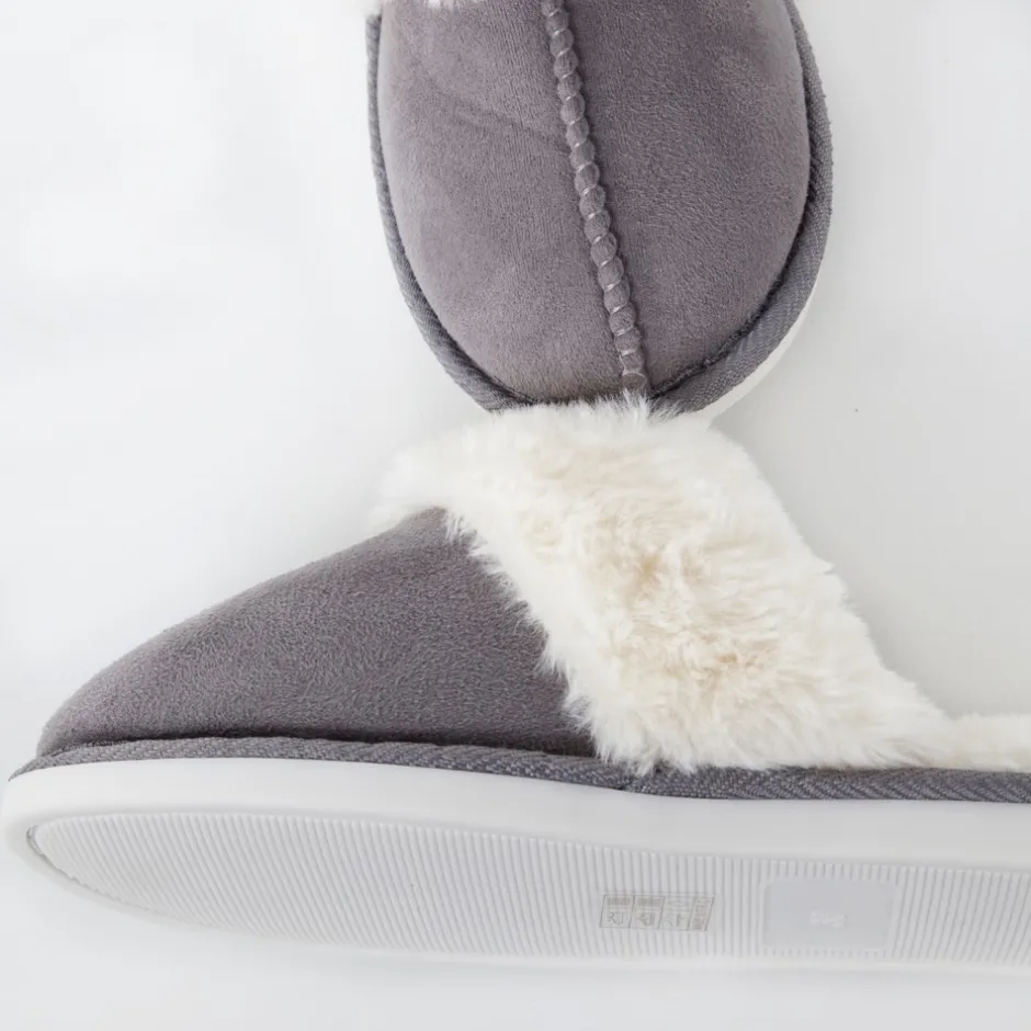 pantufla_casa_pelo__gris_8.webp Calzaro Pantuflas | Pantufla Casa Pelo 912 Gris