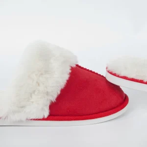 Calzaro Pantuflas | Pantufla Casa Pelo 912 Rojo