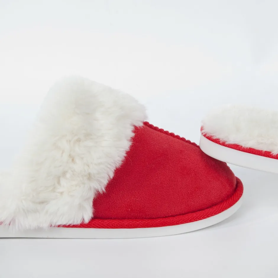 pantufla_casa_pelo__rojo_1.webp Calzaro Pantuflas | Pantufla Casa Pelo 912 Rojo