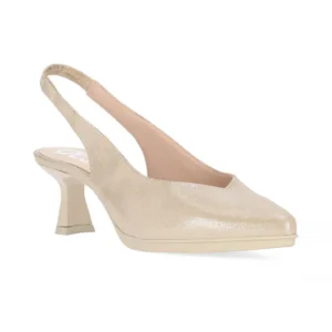 Calzaro Zapatos De Tac贸n | Salón Destalonado Maia 1Champán Oro