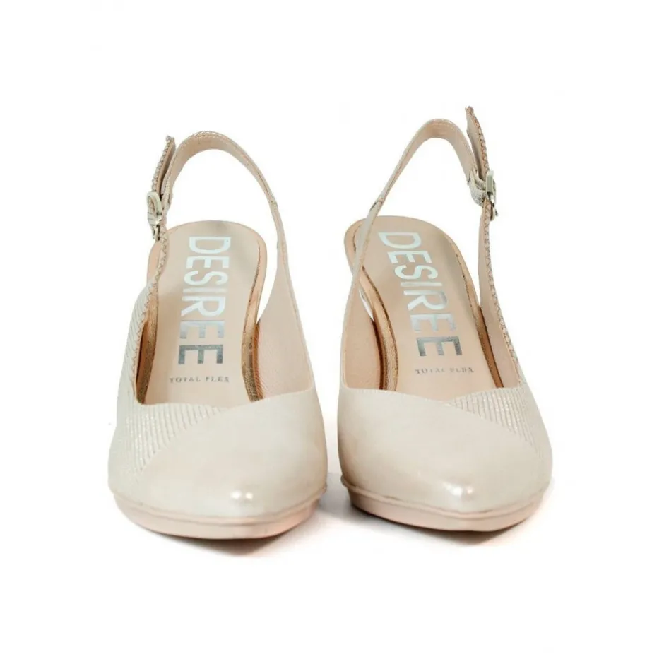 saln_destalonado_tacn_sam_6.webp Calzaro Zapatos De Tac贸n | Salón Destalonado Tacón Sami 2 Combinado Champán Oro