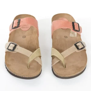Calzaro Sandalias Bios | Sandalia 7212 Beige, Teja y Kaki.