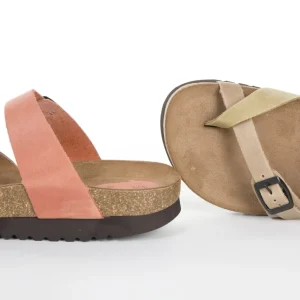 Calzaro Sandalias Bios | Sandalia 7212 Beige, Teja y Kaki.
