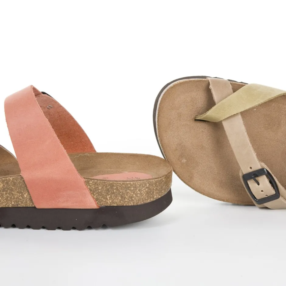 sandalia__beige_teja_y_ka_4.webp Calzaro Sandalias Bios | Sandalia 7212 Beige, Teja y Kaki.