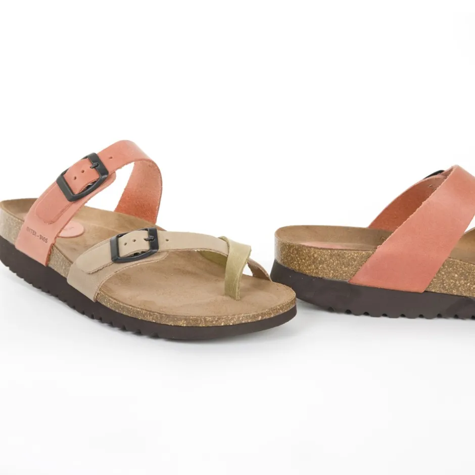 sandalia__beige_teja_y_ka_5.webp Calzaro Sandalias Bios | Sandalia 7212 Beige, Teja y Kaki.