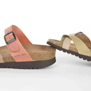 Calzaro Sandalias Bios | Sandalia 7212 Beige, Teja y Kaki.