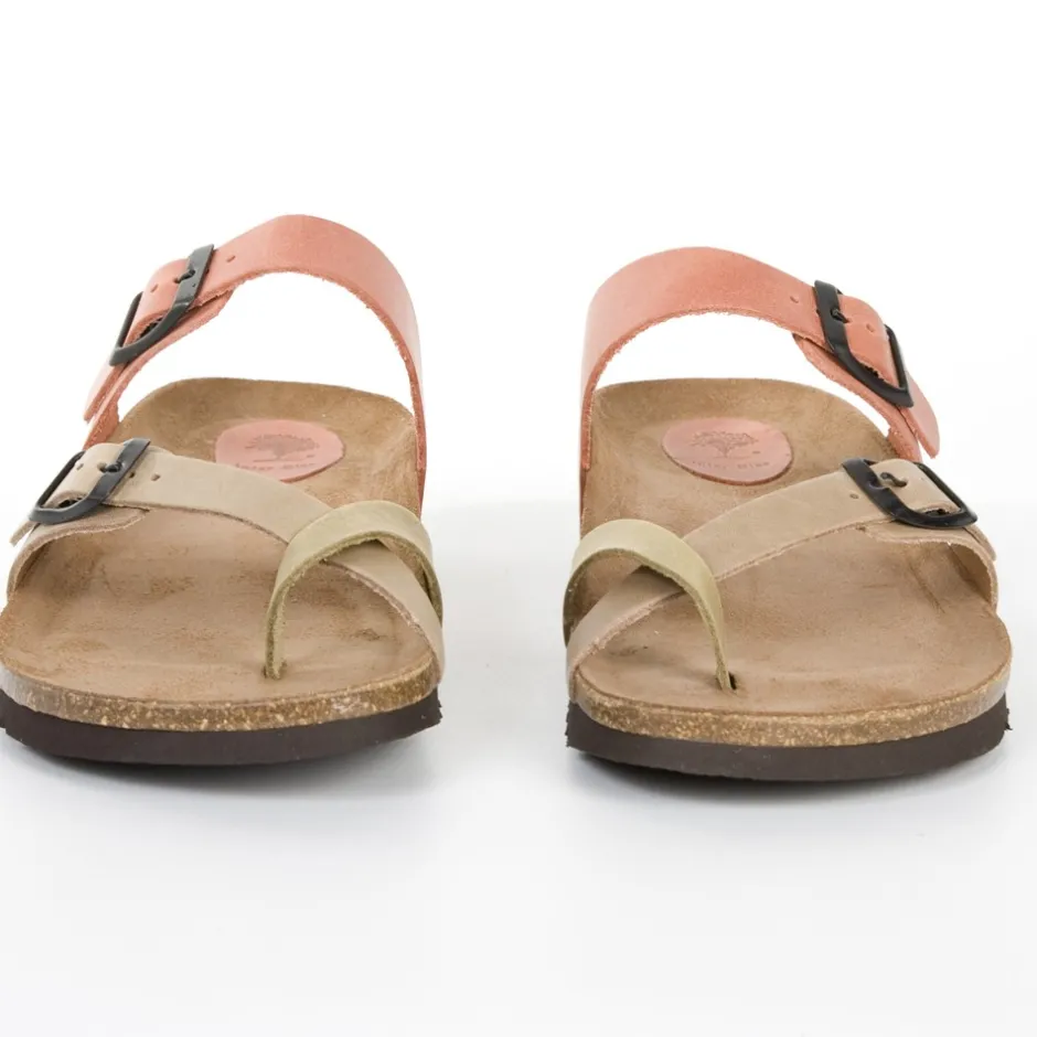 sandalia__beige_teja_y_ka_7.webp Calzaro Sandalias Bios | Sandalia 7212 Beige, Teja y Kaki.