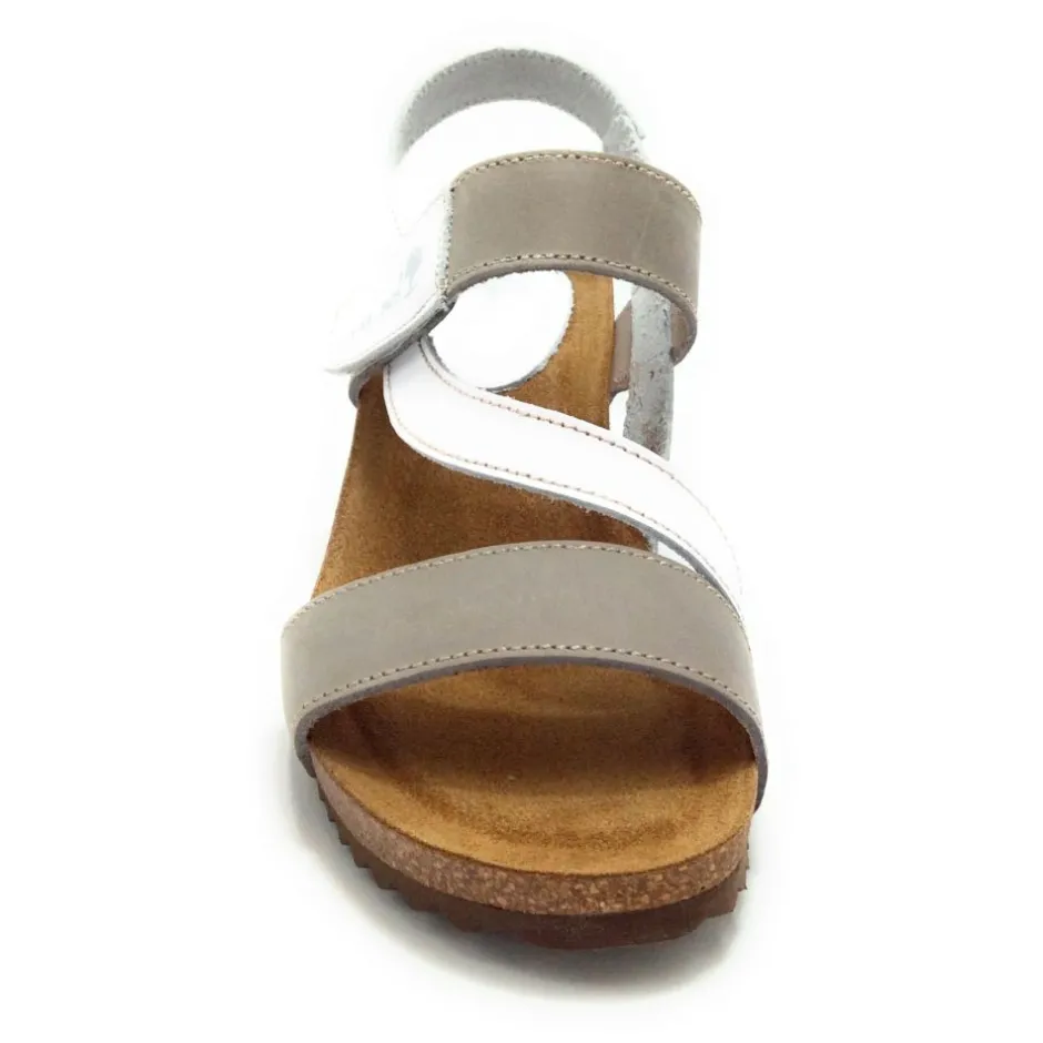 sandalia__blanco_y_gris_2.webp Calzaro Sandalias Bios | Sandalia 5635 blanco y gris