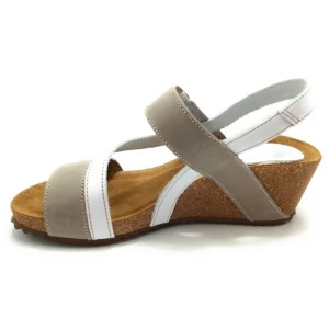 Calzaro Sandalias Bios | Sandalia 5635 blanco y gris