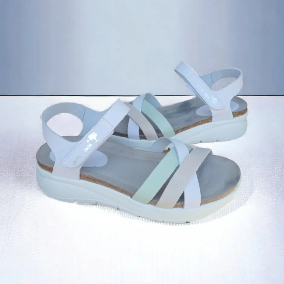 sandalia__en_blanco_gris__1.webp Calzaro Sandalias Bios | Sandalia 6911 en Blanco, Gris y Manzana.