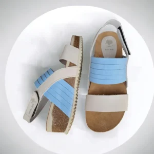 Calzaro Sandalias Bios | Sandalia 5811 en Cielo y Gris.