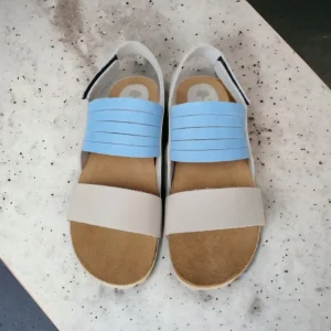 Calzaro Sandalias Bios | Sandalia 5811 en Cielo y Gris.