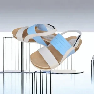 Calzaro Sandalias Bios | Sandalia 5811 en Cielo y Gris.