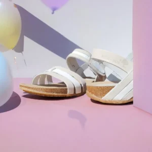 Calzaro Sandalias Bios | Sandalia 4470 Gris Blanco.
