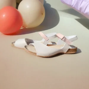 Calzaro Sandalias Bios | Sandalia 4458 Gris Rosa Salmón.
