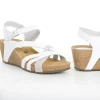 Calzaro Sandalias Bios | Sandalia 5635 Gris y Blanco.