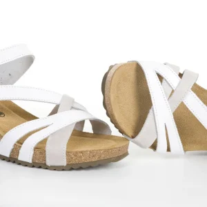 Calzaro Sandalias Bios | Sandalia 5635 Gris y Blanco.