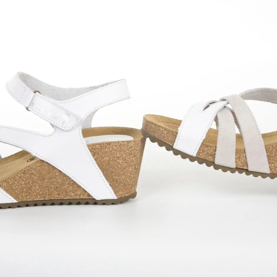 sandalia__gris_y_blanco_5.webp Calzaro Sandalias Bios | Sandalia 5635 Gris y Blanco.