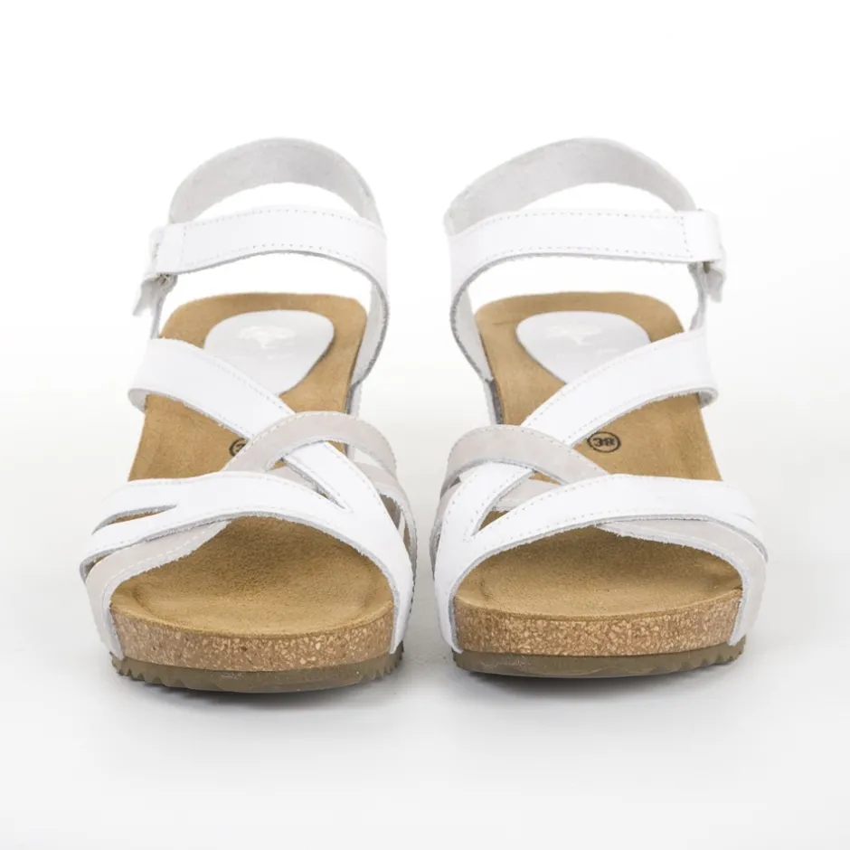 sandalia__gris_y_blanco_9.webp Calzaro Sandalias Bios | Sandalia 5635 Gris y Blanco.