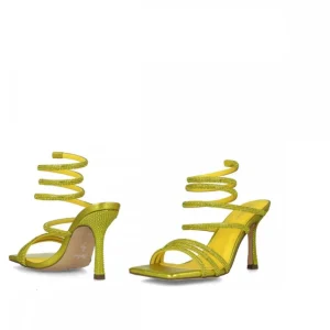 Calzaro Zapatos De Tac贸n | Zapatos De Tac贸n | Sandalia 23783 Leo Minor Amarillo