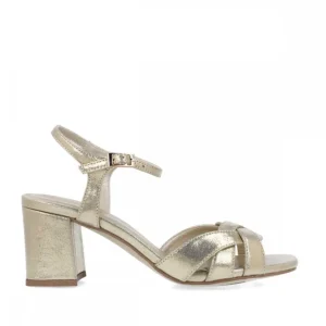 Calzaro Zapatos De Tac贸n | Sandalia 25598 Lupercio Oro.