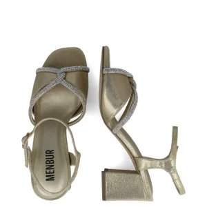 Calzaro Zapatos De Tac贸n | Sandalia 25596 Morta Oro.