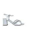 Calzaro Zapatos De Tac贸n | Sandalia 25596 Morta Plata.