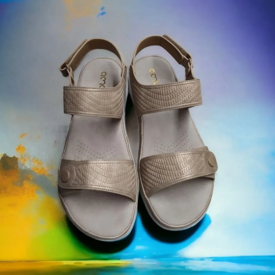 sandalia__platino_velcros_2.webp Calzaro Sandalias | Sandalia 23597 Platino Velcros Platino Oro
