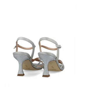 Calzaro Zapatos De Tac贸n | Sandalia 23869 Sagitarius Plata