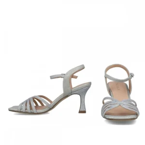 Calzaro Zapatos De Tac贸n | Sandalia 23869 Sagitarius Plata
