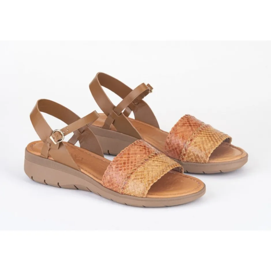 sandalia__trenzada_espiga_1.webp Calzaro Sandalias | Sandalia 25703 Trenzada Espiga y Arena.