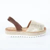 Calzaro Sandalias | Sandalia avarca 278 oro